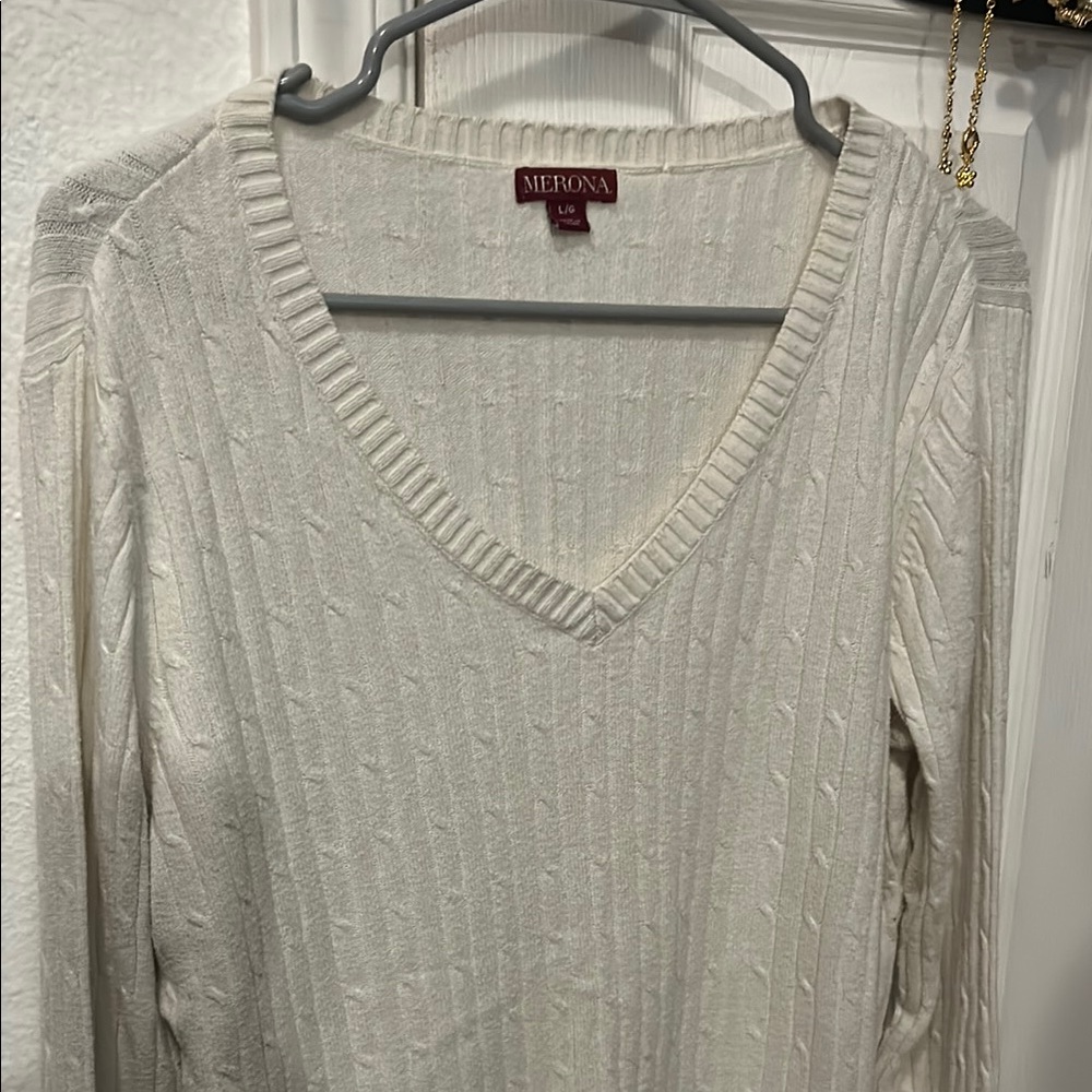Merona Women's Cream Sweater